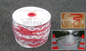 供应批发塑料警示链条 PE链条